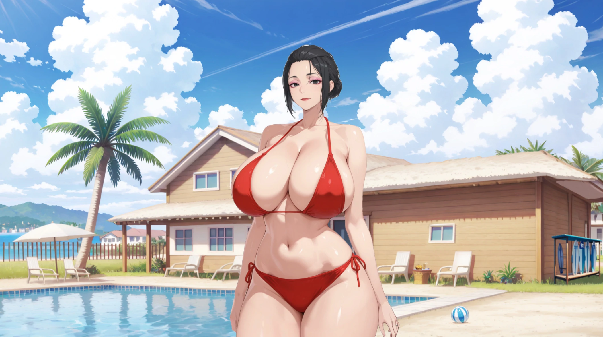 图片[3]-【日系SLG/AI汉化/巨乳/画廊全开】不破的爱 Unbreakable Love v0.8 AI汉化版【PC+安卓/4.16G/更新】-私境次元社区